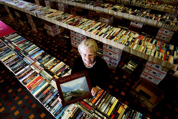 Mary McCutcheon-Walker, coordinator of the A-Z Book Fair 